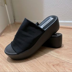 90s Steve Madden Black Platforms